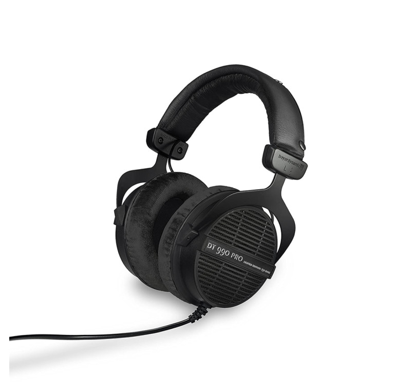 Beyerdynamic DT 990 PRO Studio Headphones ,250 Ohms (Ninja Black
